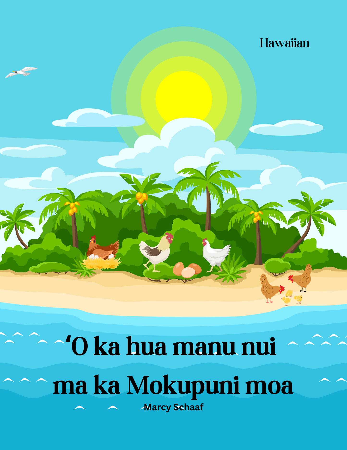 ʻO ka hua manu nui  ma ka Mokupuni moa (Hawaiian) The Great Egg-venture on Chicken Island