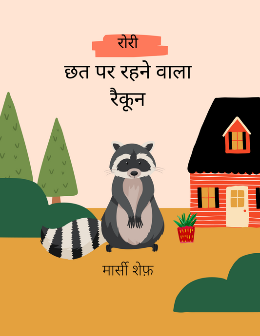 Rory the Rooftop Raccoon रोरी छत पर रहने वाला रैकून Hindi Edition Storybook